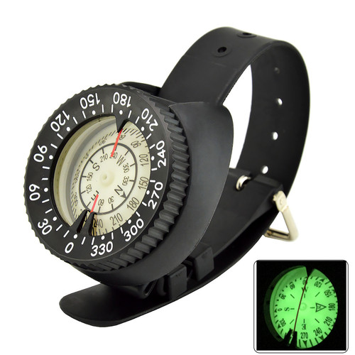 Waterproof scuba compass - compass, wrist