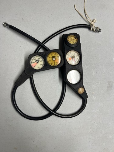 Vintage scuba dive console - vintage,